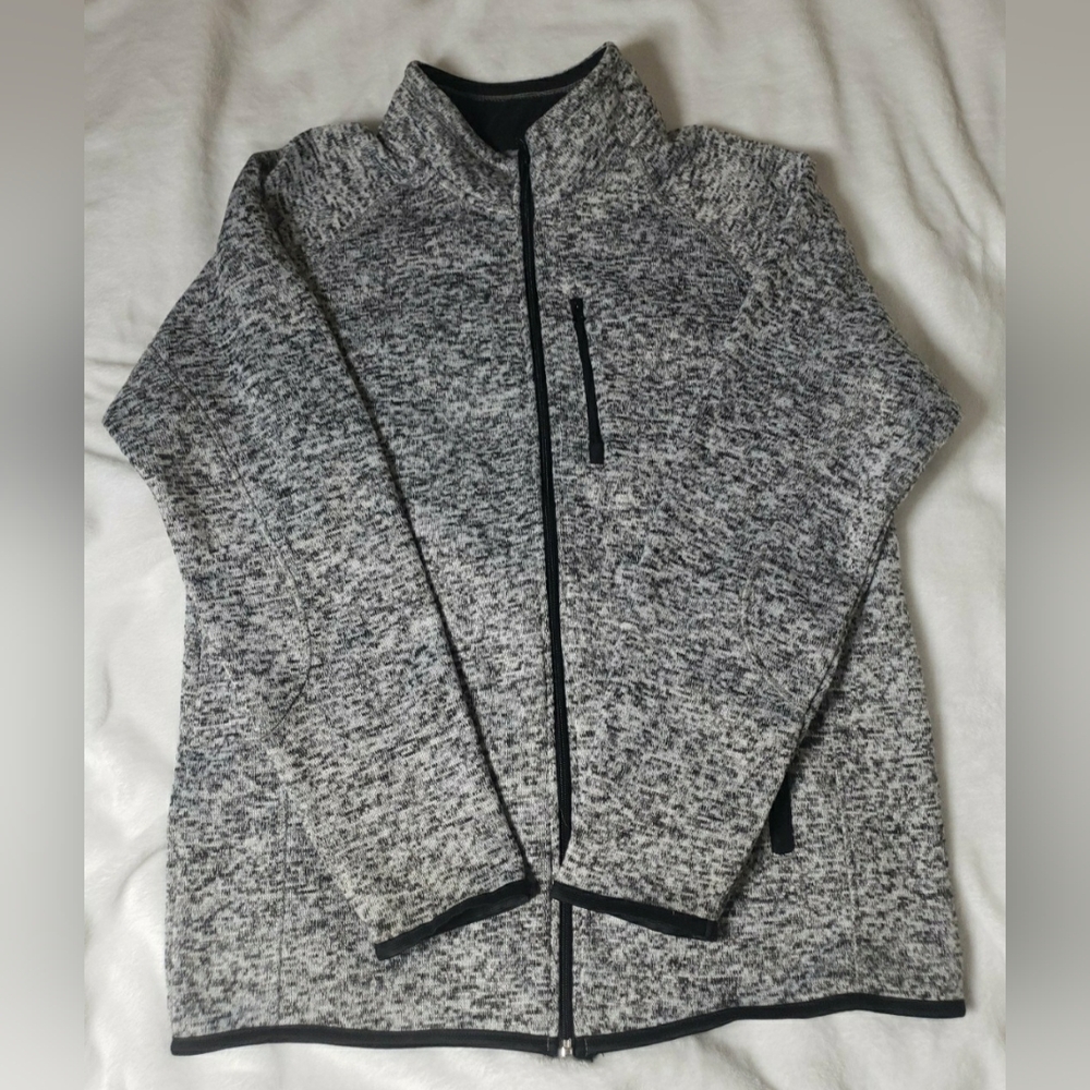Rugby University L Gray Fleece Jacket
